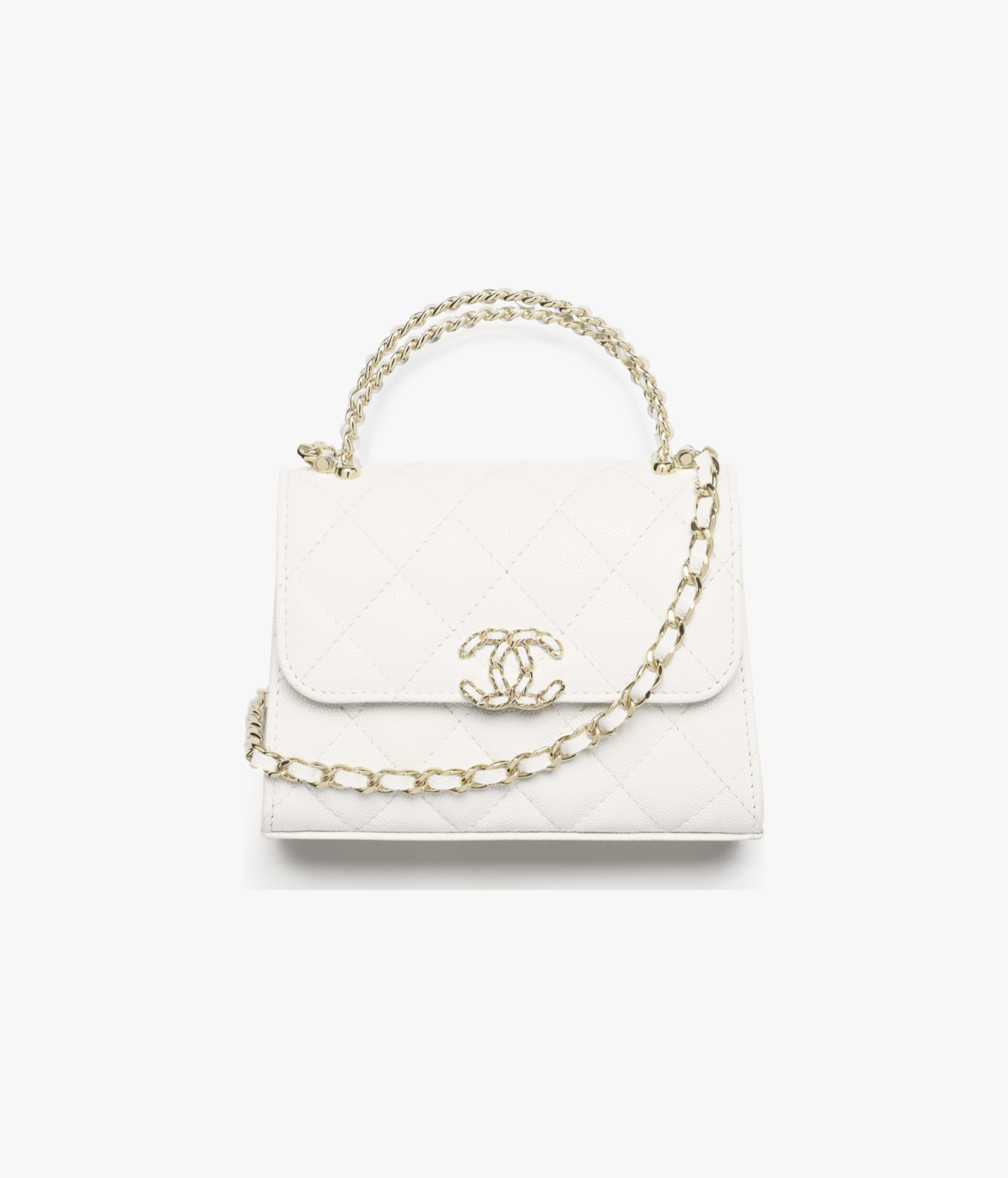 Clutch met ketting - Clutches met ketting - Wit